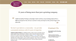 Desktop Screenshot of caqualityprinting.com
