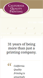 Mobile Screenshot of caqualityprinting.com